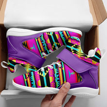 Load image into Gallery viewer, Between the Sunset Mountains Ipottaa Basketball / Sport High Top Shoes 49 Dzine 
