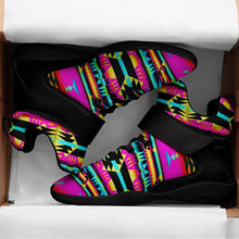 Load image into Gallery viewer, Between the Sunset Mountains Ipottaa Basketball / Sport High Top Shoes - Black Sole 49 Dzine 
