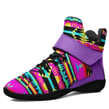 Load image into Gallery viewer, Between the Sunset Mountains Ipottaa Basketball / Sport High Top Shoes - Black Sole 49 Dzine 
