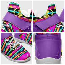 Load image into Gallery viewer, Between the Sunset Mountains Ipottaa Basketball / Sport High Top Shoes - White Sole 49 Dzine 
