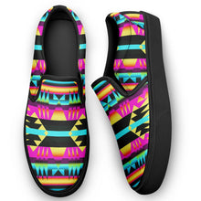 Load image into Gallery viewer, Between the Sunset Mountains Otoyimm Canvas Slip On Shoes 49 Dzine 
