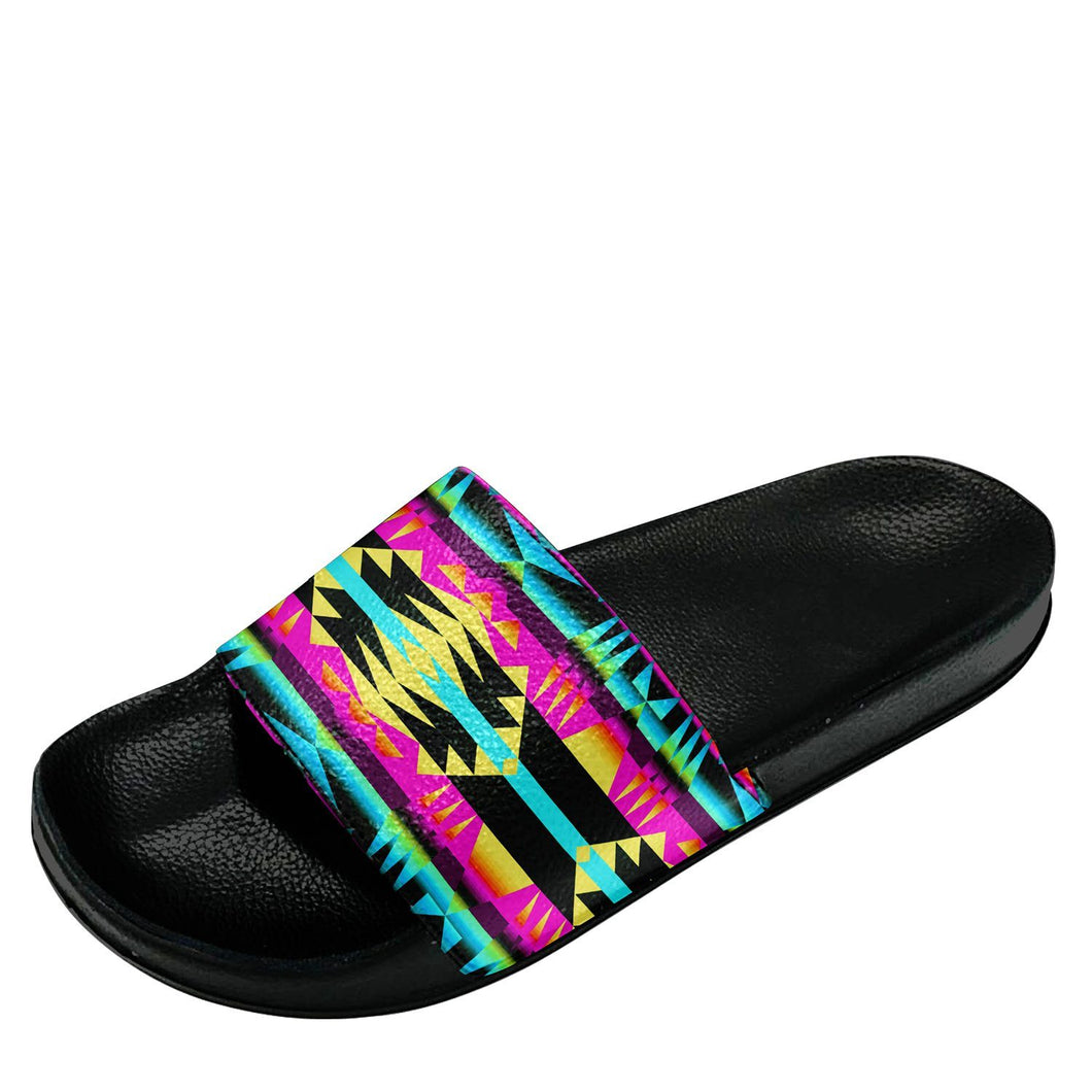 Between the Sunset Mountains Slide Sandals 49 Dzine 