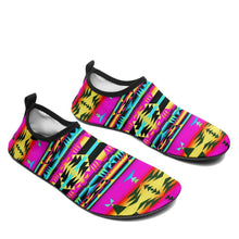 Load image into Gallery viewer, Between the Sunset Mountains Sockamoccs Kid&#39;s Slip On Shoes 49 Dzine 
