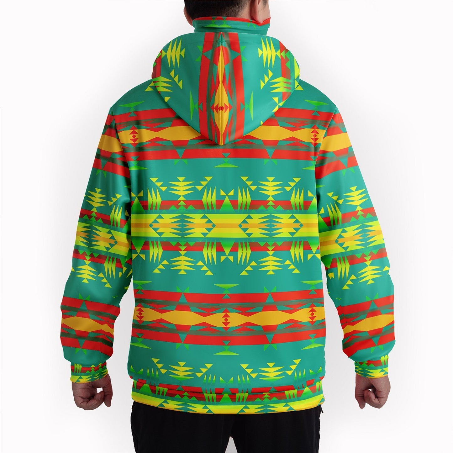 Between the Teton Mountains Hoodie with Face Cover 49 Dzine 