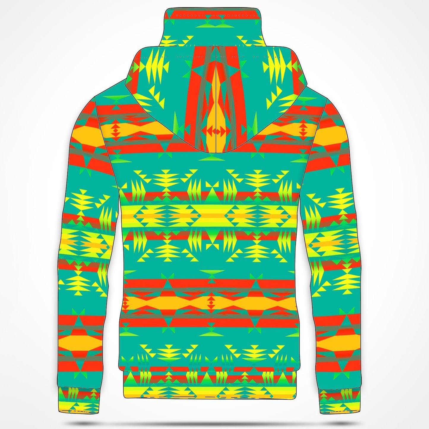 Between the Teton Mountains Hoodie with Face Cover 49 Dzine 