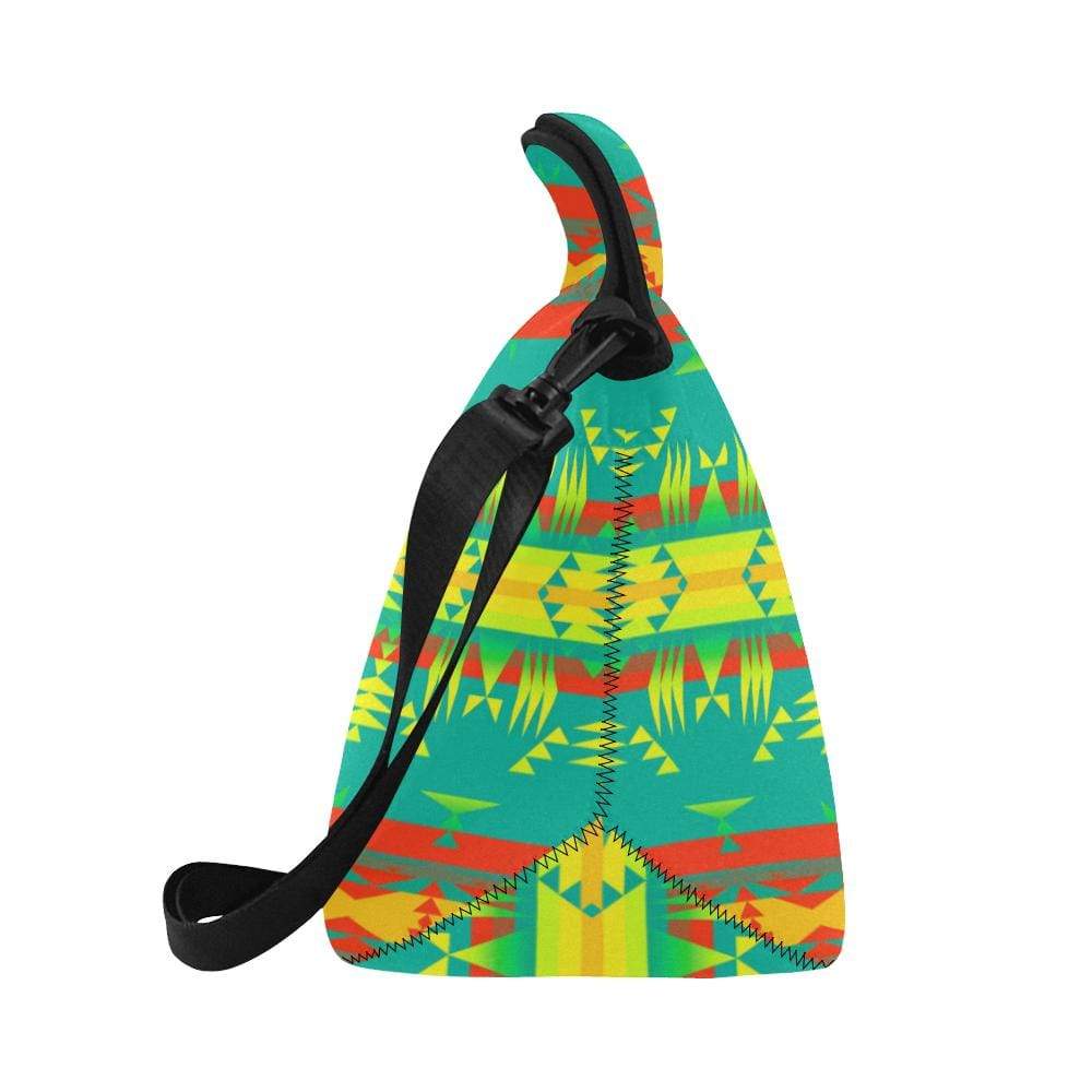Between the Teton Mountains Neoprene Lunch Bag/Large (Model 1669) Neoprene Lunch Bag/Large (1669) e-joyer 