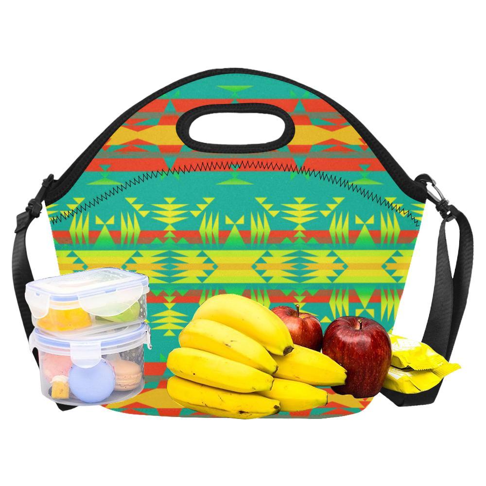 Between the Teton Mountains Neoprene Lunch Bag/Large (Model 1669) Neoprene Lunch Bag/Large (1669) e-joyer 