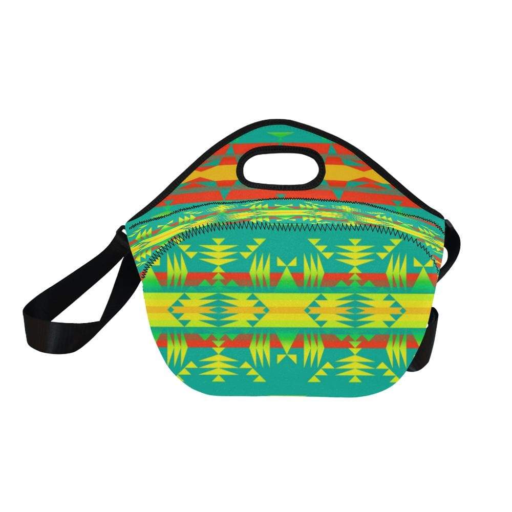 Between the Teton Mountains Neoprene Lunch Bag/Large (Model 1669) Neoprene Lunch Bag/Large (1669) e-joyer 