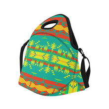 Load image into Gallery viewer, Between the Teton Mountains Neoprene Lunch Bag/Large (Model 1669) Neoprene Lunch Bag/Large (1669) e-joyer 
