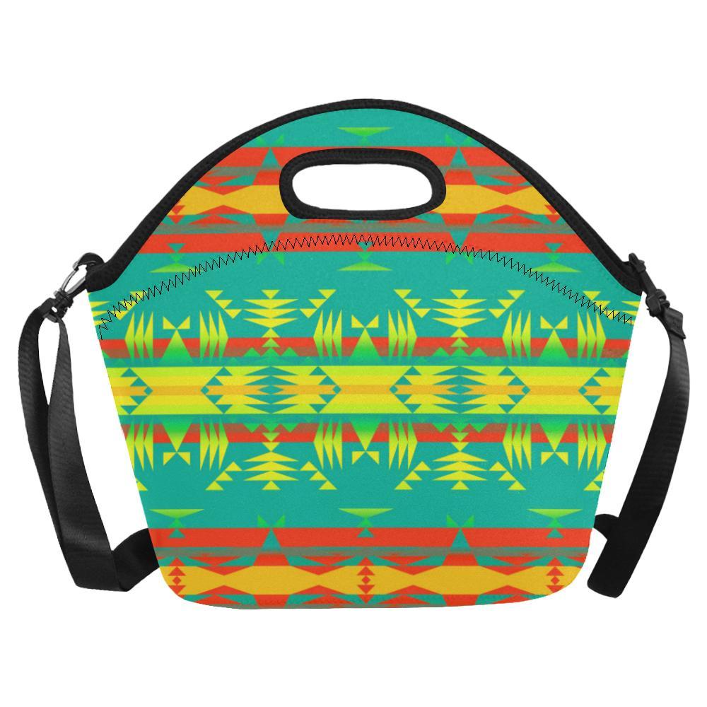 Between the Teton Mountains Neoprene Lunch Bag/Large (Model 1669) Neoprene Lunch Bag/Large (1669) e-joyer 