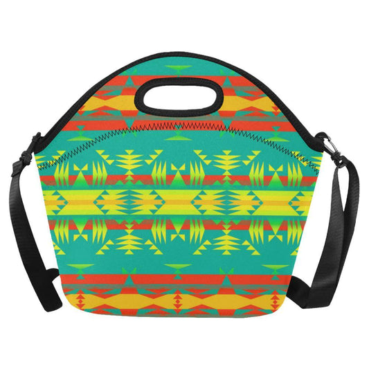 Between the Teton Mountains Neoprene Lunch Bag/Large (Model 1669) Neoprene Lunch Bag/Large (1669) e-joyer 