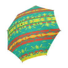 Load image into Gallery viewer, Between the Teton Mountains Semi-Automatic Foldable Umbrella Semi-Automatic Foldable Umbrella e-joyer 
