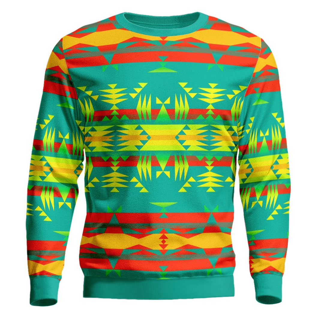 Between the Teton Mountains Unisex Crewneck Long Sleeve Top 49 Dzine 