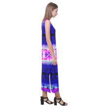 Load image into Gallery viewer, Between the Wasatch Mountains Phaedra Sleeveless Open Fork Long Dress (Model D08) Phaedra Sleeveless Open Fork Long Dress (D08) e-joyer 
