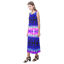 Load image into Gallery viewer, Between the Wasatch Mountains Phaedra Sleeveless Open Fork Long Dress (Model D08) Phaedra Sleeveless Open Fork Long Dress (D08) e-joyer 
