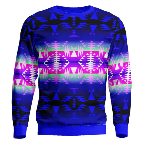 Between the Wasatch Mountains Unisex Crewneck Long Sleeve Top 49 Dzine 