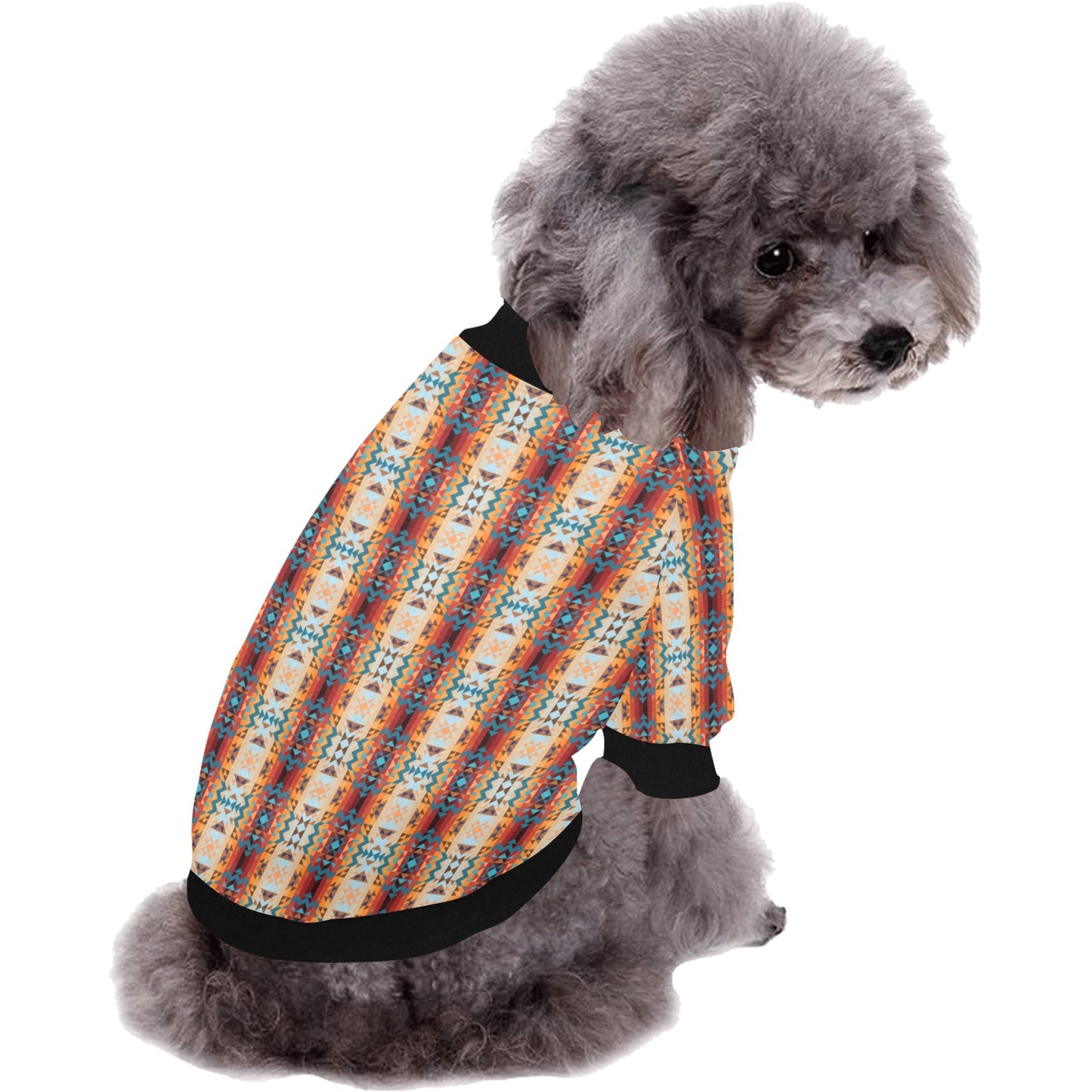 Dark Sandway Pet Dog Round Neck Shirt