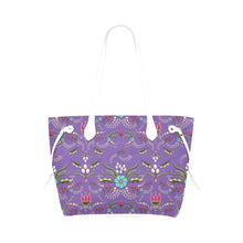 Load image into Gallery viewer, First Bloom Royal Clover Canvas Tote Bag
