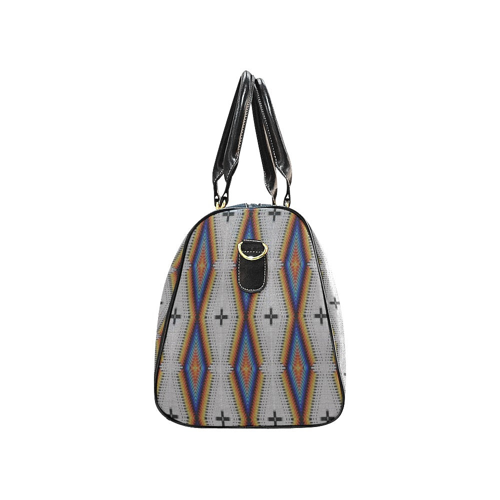 Diamond in the Bluff White Waterproof Travel Bag