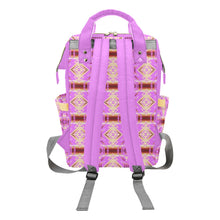 Load image into Gallery viewer, Gathering Earth Lilac Multi-Function Diaper Backpack/Diaper Bag
