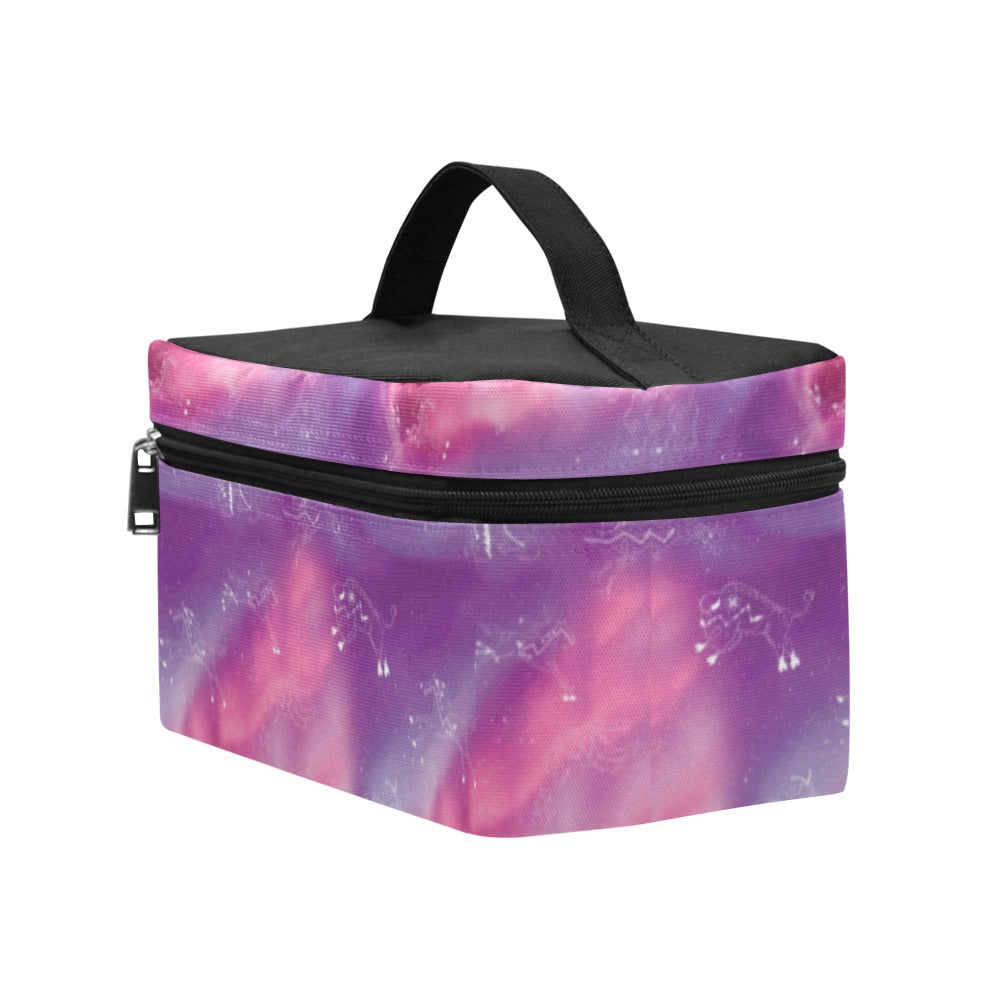 Animal Ancestors 7 Aurora Gases Pink and Purple Cosmetic Bag