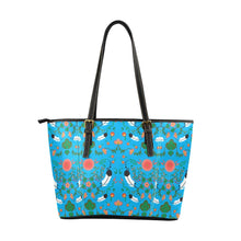 Load image into Gallery viewer, New Growth Bright Sky Leather Tote Bag
