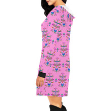 Load image into Gallery viewer, Dakota Damask Cheyenne Pink Hoodie Dress
