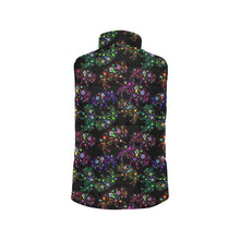 Load image into Gallery viewer, Neon Floral Buffalos Women&#39;s Padded Vest Jacket
