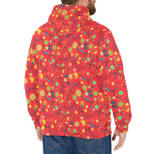 Load image into Gallery viewer, Nipin Blossom Fire Men&#39;s Long Sleeve Fleece Hoodie
