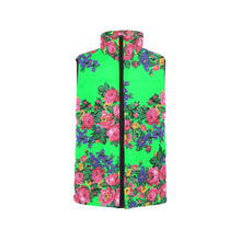 Load image into Gallery viewer, Kokum&#39;s Revenge Green Men&#39;s Padded Vest Jacket
