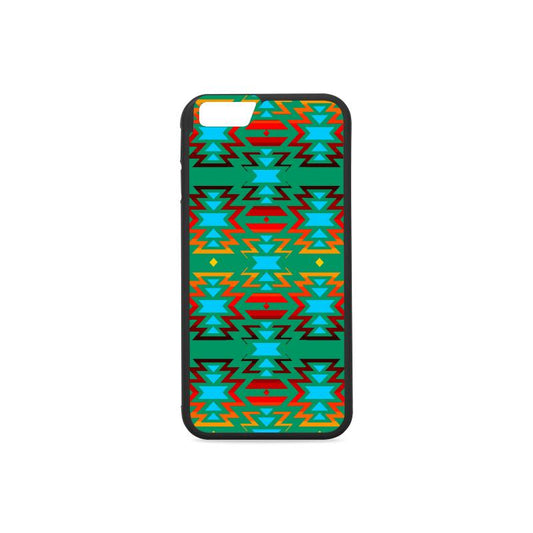 Big Pattern Fire Colors and Sky Deep Lake iPhone 6/6s Case iPhone 6/6s Rubber Case e-joyer 