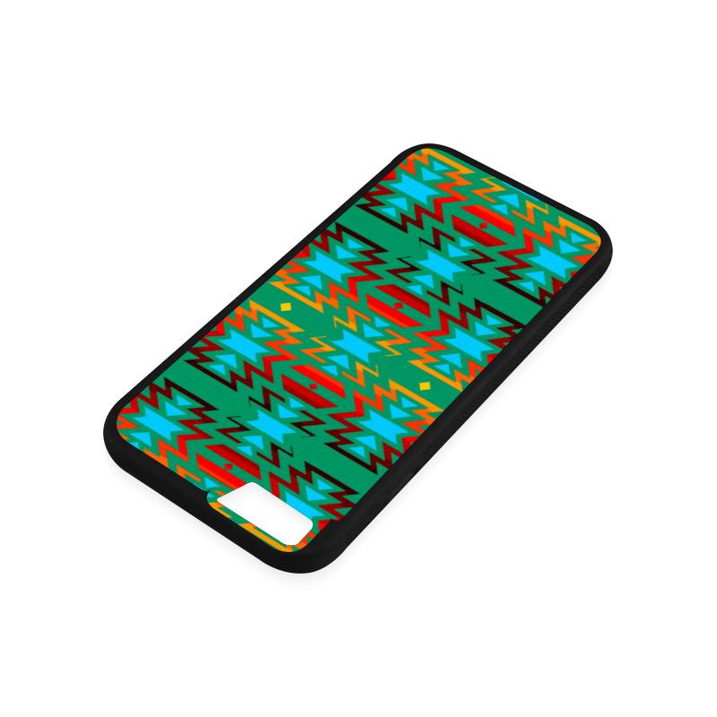 Big Pattern Fire Colors and Sky Deep Lake iPhone 6/6s Case iPhone 6/6s Rubber Case e-joyer 