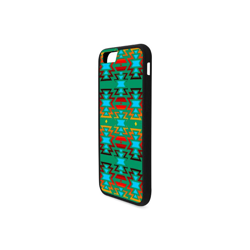 Big Pattern Fire Colors and Sky Deep Lake iPhone 6/6s Case iPhone 6/6s Rubber Case e-joyer 