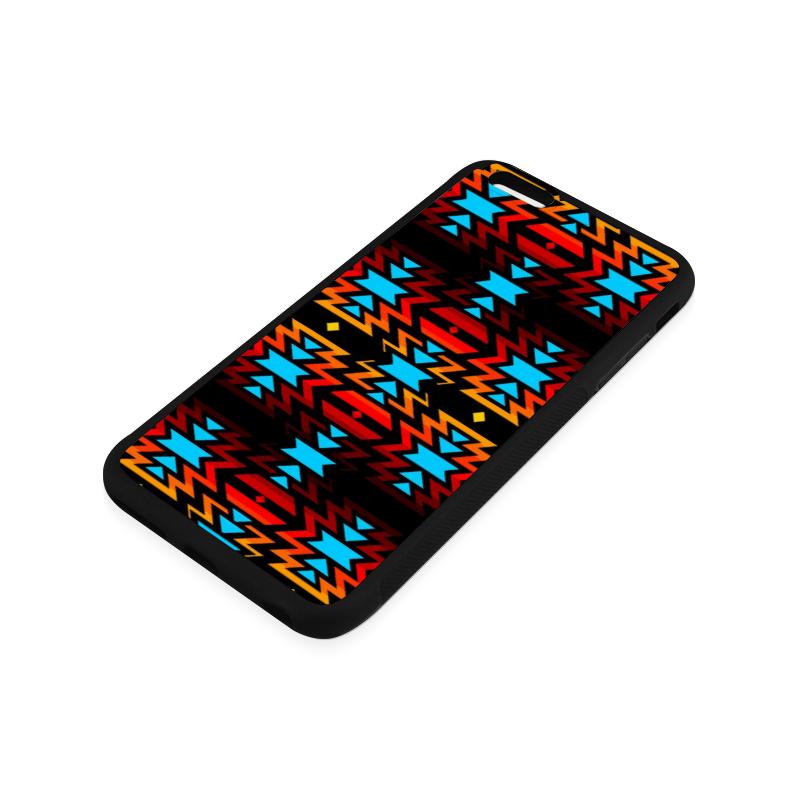 Big Pattern Fire Colors and Sky iPhone 6/6s Plus Case iPhone 6/6s Plus Rubber Case e-joyer 
