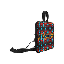 Load image into Gallery viewer, Big Pattern Fire Colors and Sky Laptop Handbags 17&quot; Laptop Handbags 17&quot; e-joyer 
