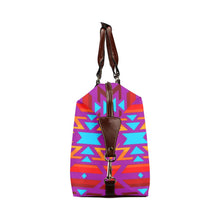 Load image into Gallery viewer, Big Pattern Fire Colors and Sky Moon Shadow Classic Travel Bag (Model 1643) Remake Classic Travel Bags (1643) e-joyer 
