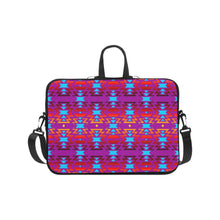 Load image into Gallery viewer, Big Pattern Fire Colors and Sky Moon Shadow Laptop Handbags 17&quot; Laptop Handbags 17&quot; e-joyer 
