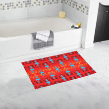 Load image into Gallery viewer, Big Pattern Fire Colors and Sky Sierra Bath Rug 16&#39;&#39;x 28&#39;&#39; Bath Rug 16&#39;&#39;x 28&#39;&#39; e-joyer 
