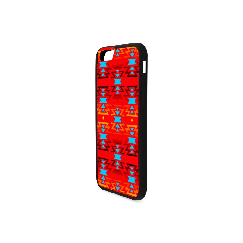 Big Pattern Fire Colors and Sky Sierra iPhone 6/6s Case iPhone 6/6s Rubber Case e-joyer 