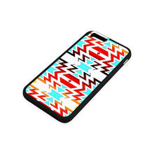 Load image into Gallery viewer, Big Pattern Fire Colors and Sky white final iPhone 6/6s Case iPhone 6/6s Rubber Case e-joyer 
