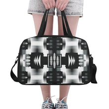 Load image into Gallery viewer, Black and White Sage 2 Weekend Travel Bag (Model 1671) Weekend Travel Bag (1671) e-joyer 
