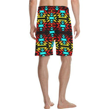 Load image into Gallery viewer, Black Fire and Sky Men&#39;s All Over Print Casual Shorts (Model L23) Men&#39;s Casual Shorts (L23) e-joyer 
