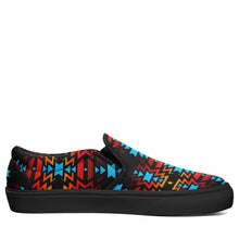 Load image into Gallery viewer, Black Fire and Sky Otoyimm Canvas Slip On Shoes 49 Dzine 
