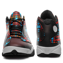 Load image into Gallery viewer, Black Fire and Turquoise Athletic Shoes Herman 
