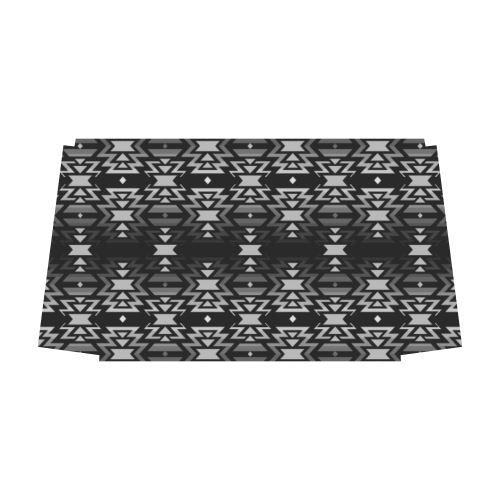 Black Fire Black and Gray Classic Travel Bag (Model 1643) Remake Classic Travel Bags (1643) e-joyer 