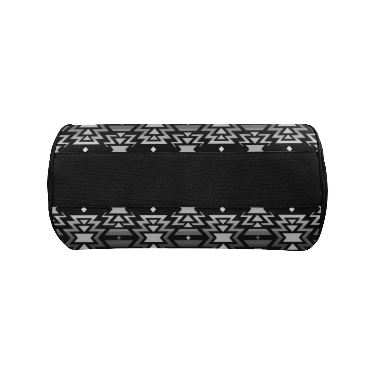 Black Fire Black and Gray Duffle Bag (Model 1679) Duffle Bag (1679) e-joyer 