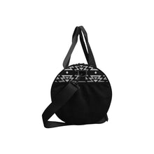 Load image into Gallery viewer, Black Fire Black and Gray Duffle Bag (Model 1679) Duffle Bag (1679) e-joyer 
