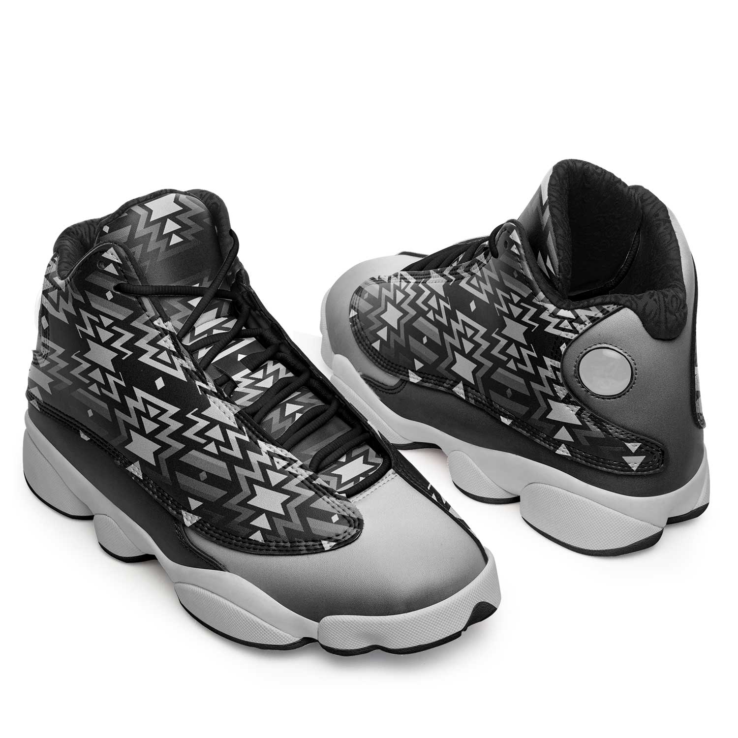 Black Fire Black and White Athletic Shoes Herman 