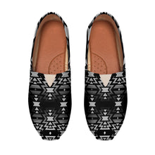 Load image into Gallery viewer, Black Fire Black and White Casual Unisex Slip On Shoe Herman 
