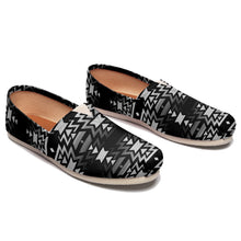 Load image into Gallery viewer, Black Fire Black and White Casual Unisex Slip On Shoe Herman 
